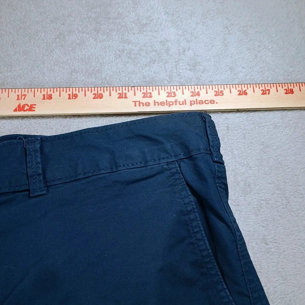 IZOD Mens‎ Saltwater Stretch Cargo Shorts Navy Blue 50 Utility Pockets